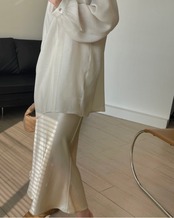 Shiny long mermaid skirt L0153