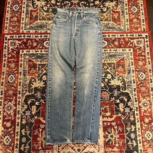 80s USA製 Levi's 501 ハチマル 前期 ヴィンテージ デニムパンツ W70cm W30 L36 ジーンズ グランジ ダメージ リーバイス インディゴ 70s