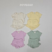 【取寄/韓国直送】SOYBEAN 26/SM フレッシュフリル上下セット|夏服|韓国子供服