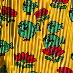 PLEATS! pants - Yellow