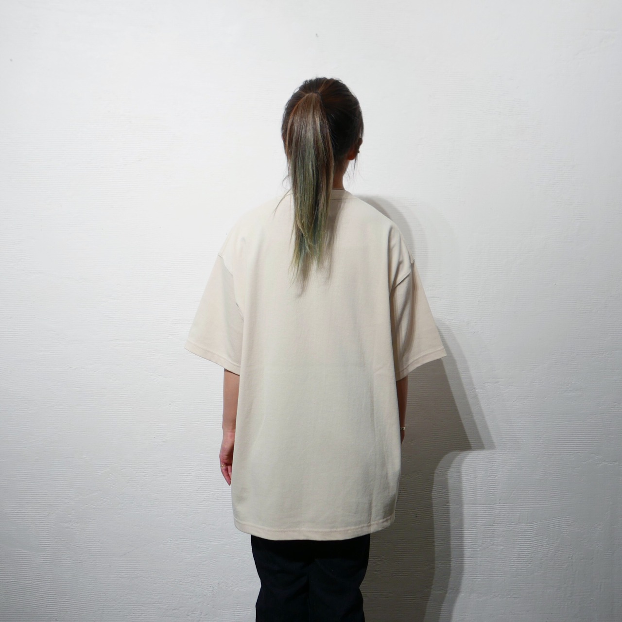 College arch logo huge silhouette Tee