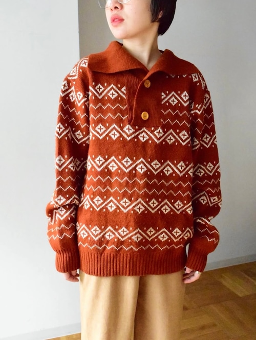 〜1980s Rich man BROTHERS Sweater
