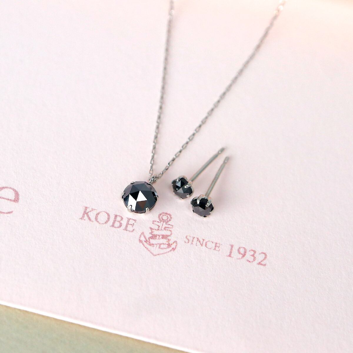 Pt900 ローズカット ブラックダイヤ 0.5ct ネックレス | GraVie