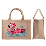 Custom Reusable Jute Burlap Tote Bags 4350