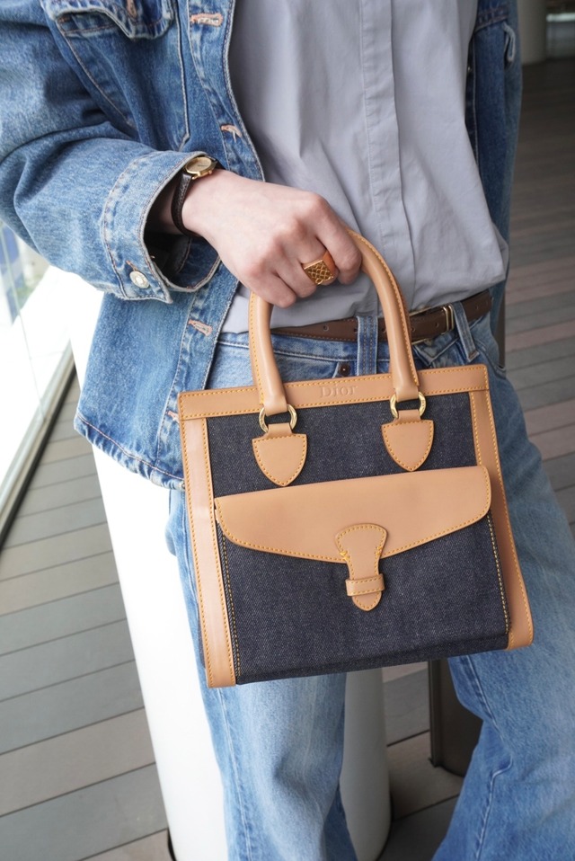 Christian Dior クリスチャン ディオール トロッター ショルダーバッグ ブラック ジャガード vintage ヴィンテージ オールド z8apv6