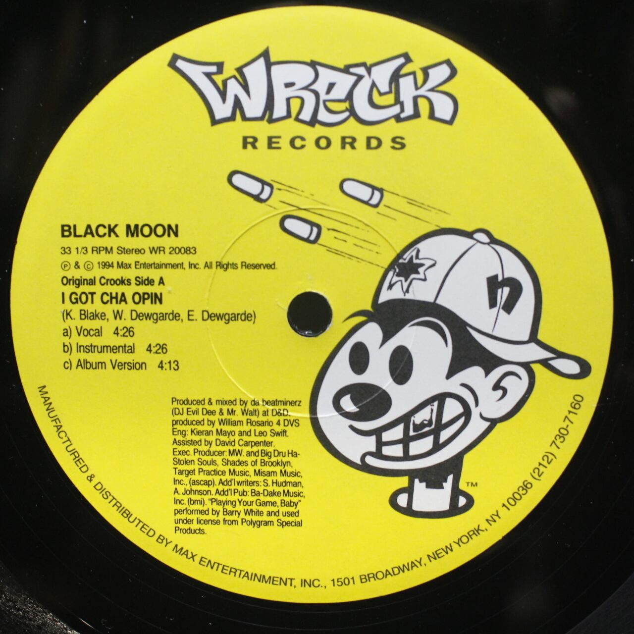 Black Moon / I Got Cha Opin (Da Beatminerz Remix) [WR 20083] - 画像1