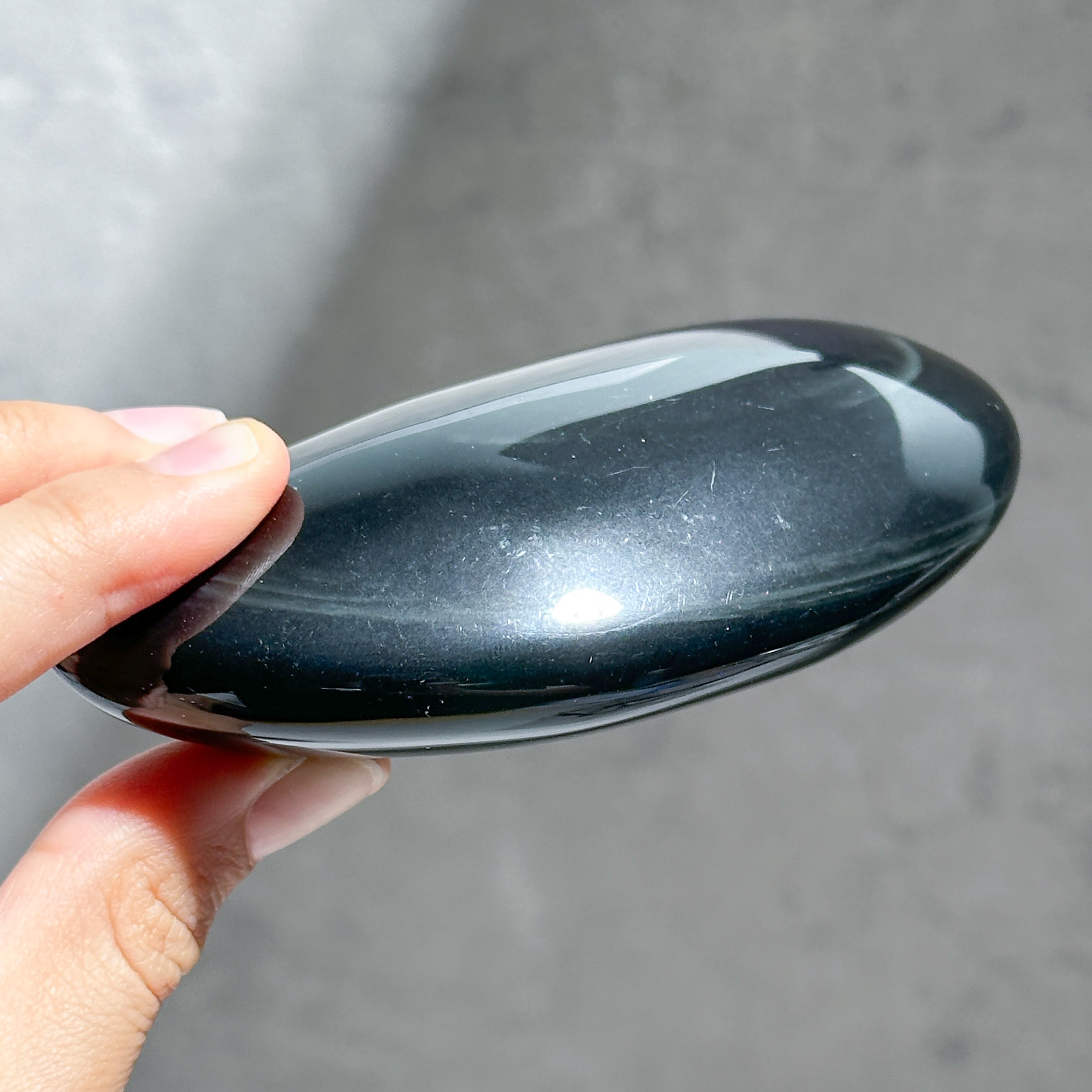 ころん♡レインボーオブシディアン パーム33◇Rainbow obsidian