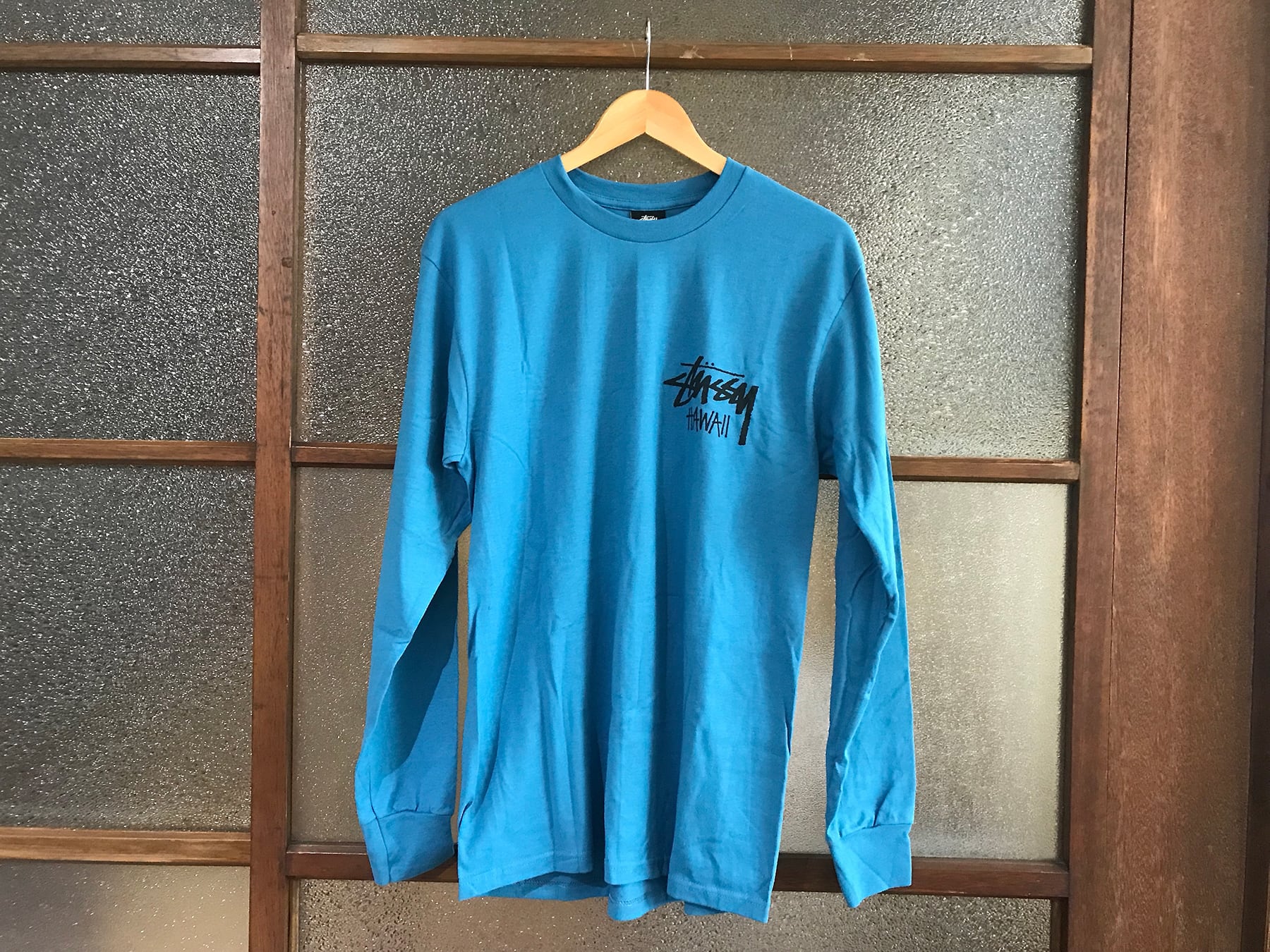 STUSSY HAWAII L/S TEE (OCEAN) | 