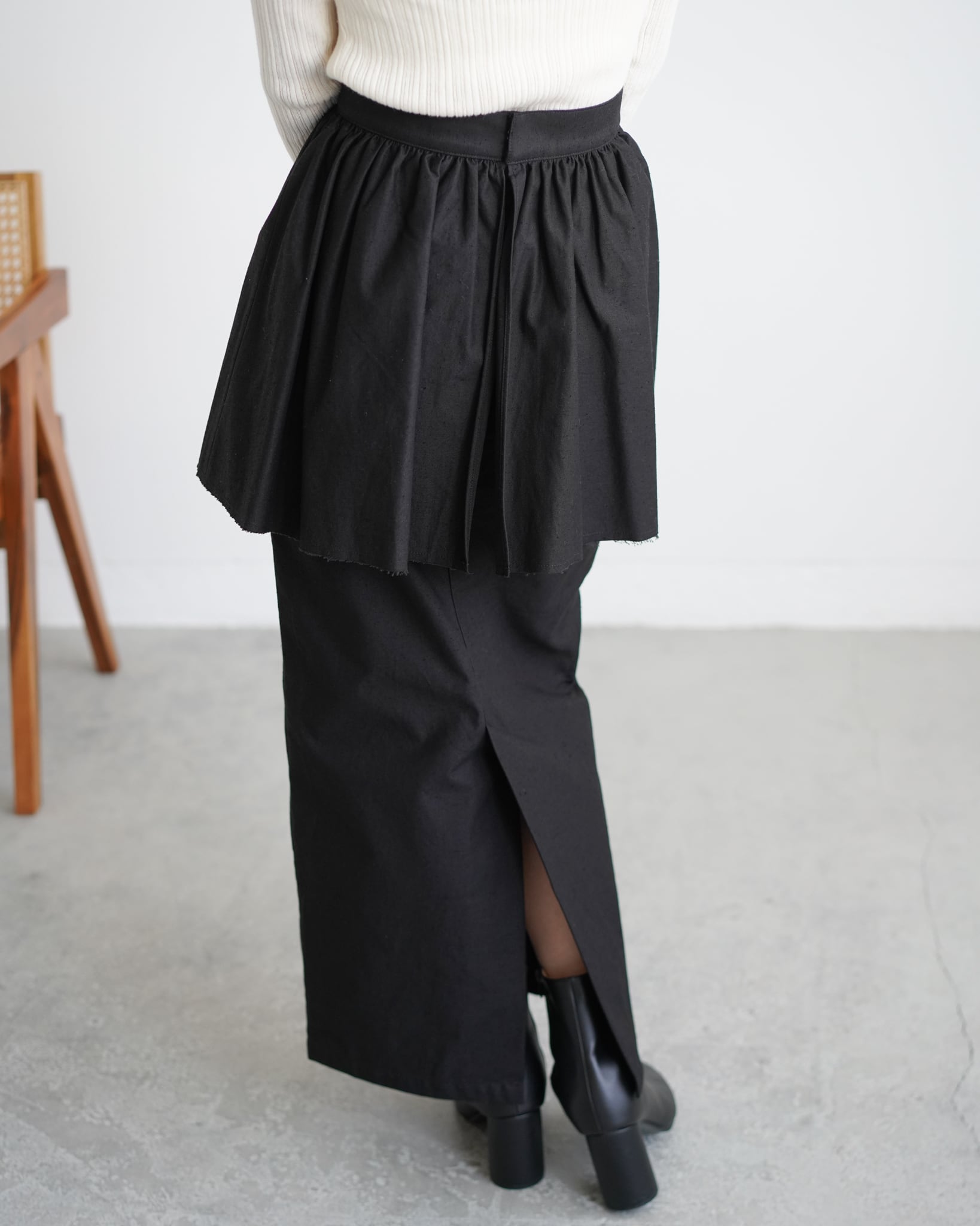 Hella PEPLUM PENCIL SK ペプラムペンシルスカート Black | planet3rd