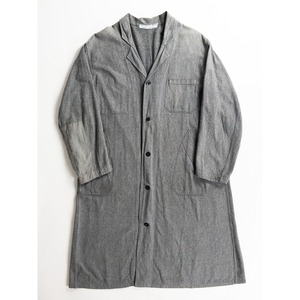 1940s "French Vintage" Black Chambray Atelier Work Coat