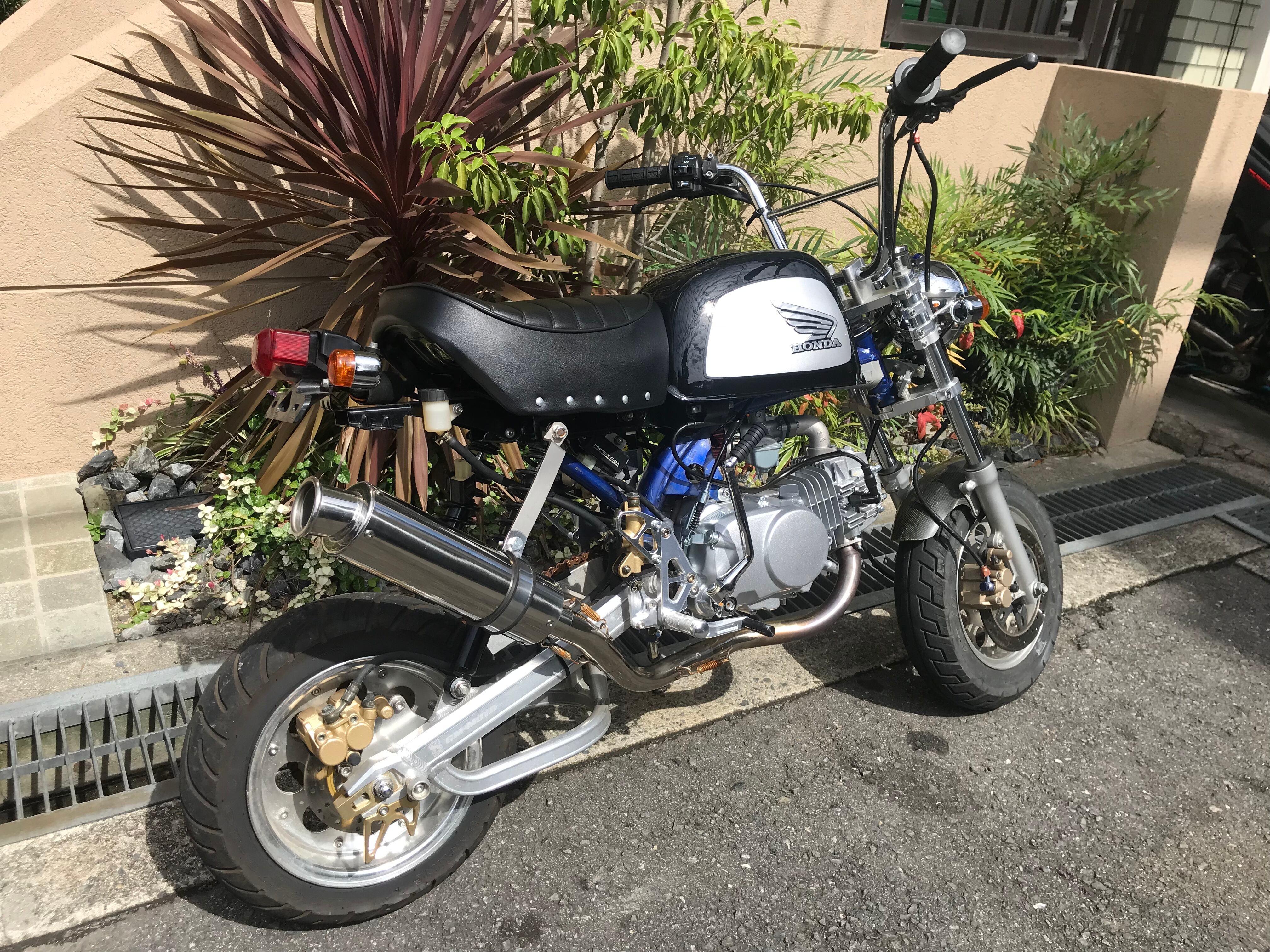 中古車 モンキー ゴリラ 新品エンジン 125cc フルカスタム 前後ディスク化 ｓａｗａｄａ ｃｙｃｌｅ