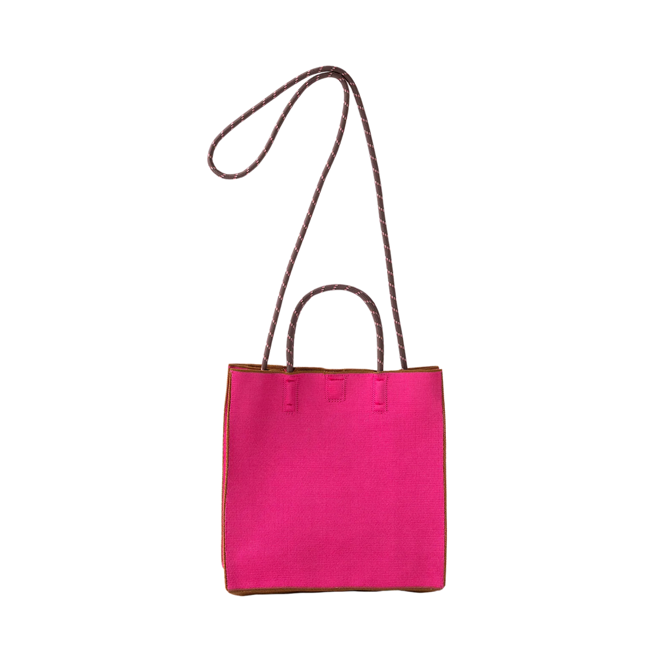 TRICOTÉ / paper knit bag small  pink TR23BG012
