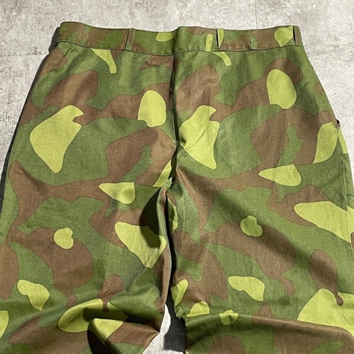 60-80s フィンランド軍 民間 M62 カモ フィールドパンツ w31 詳細写真15