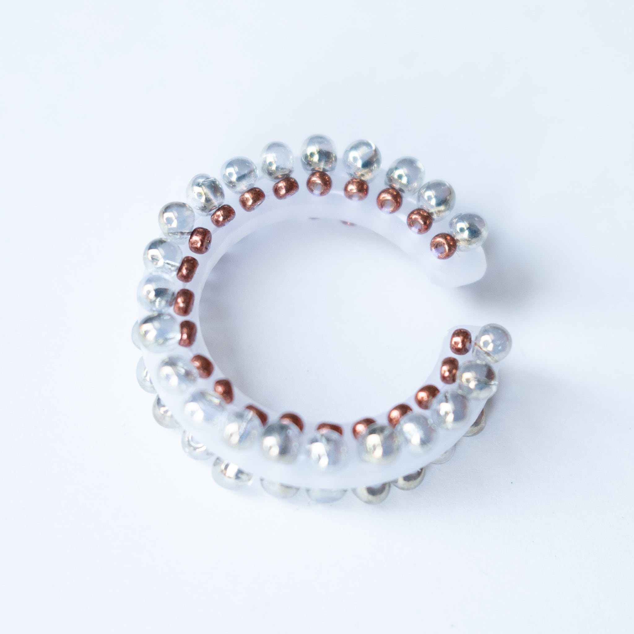 puzzle ring ear cuff L  [03]