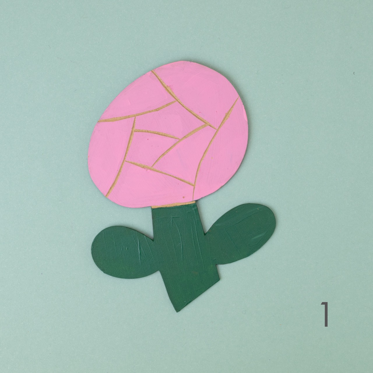 < あきやまりか > 木製パネル作品 - 14