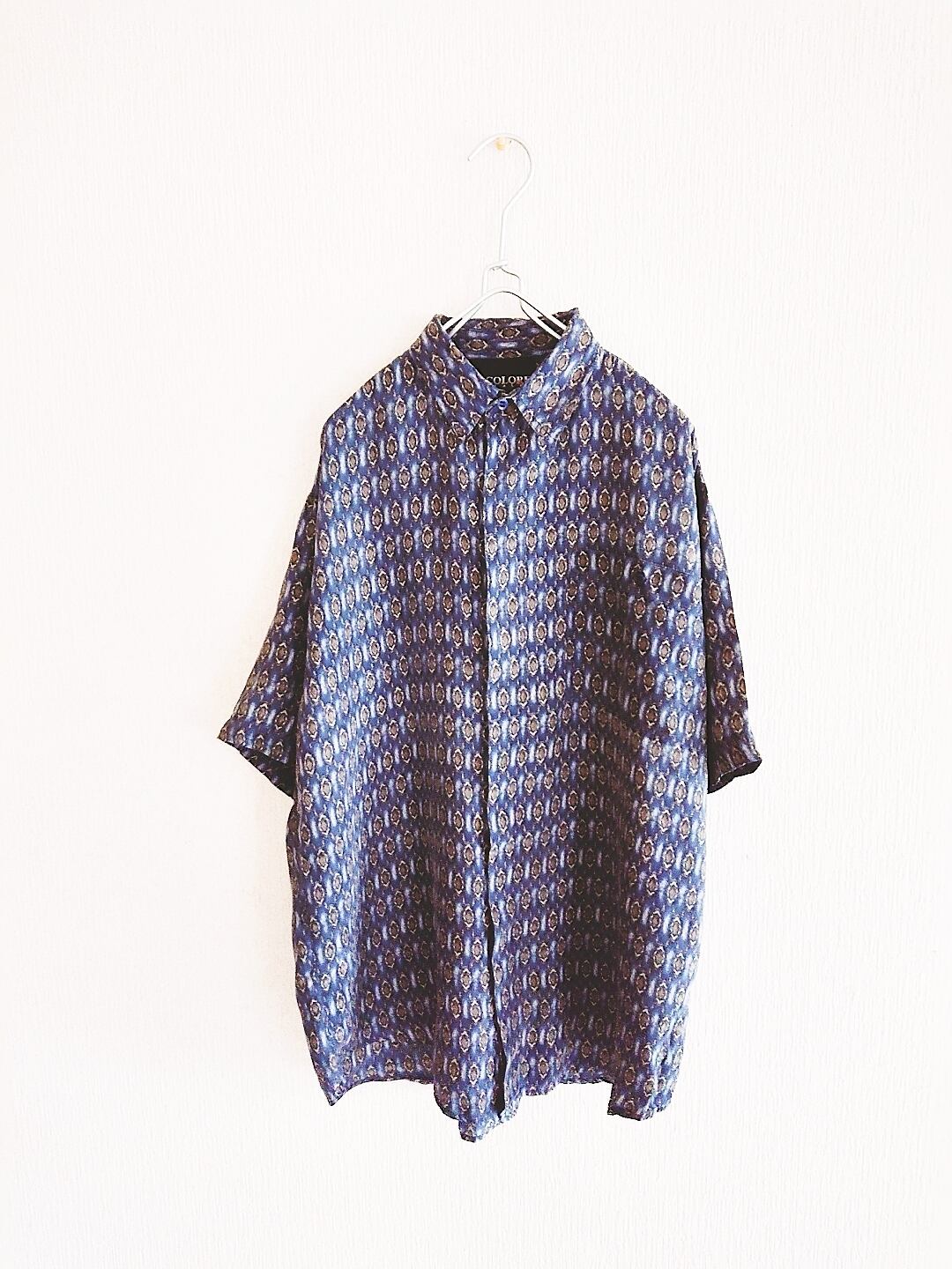 ワイズ ニットプルオーバー ボーダー ウールシャギーMIXボーダープル