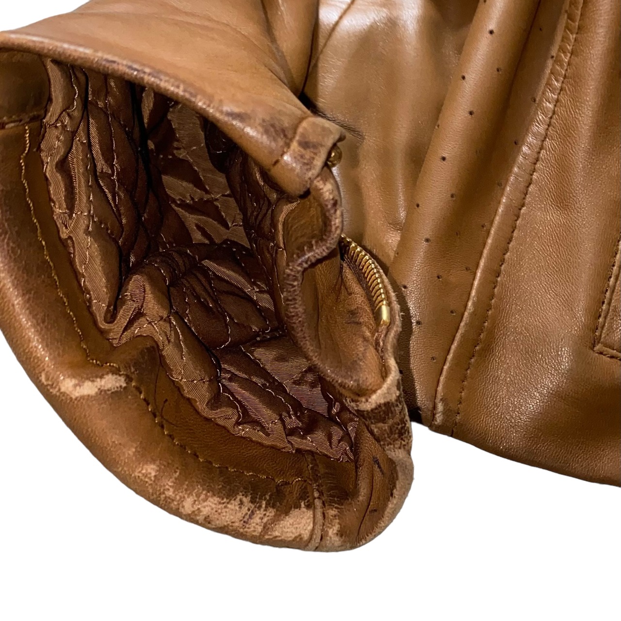 vintage GUCCI by TOM FORD leather riders jacket