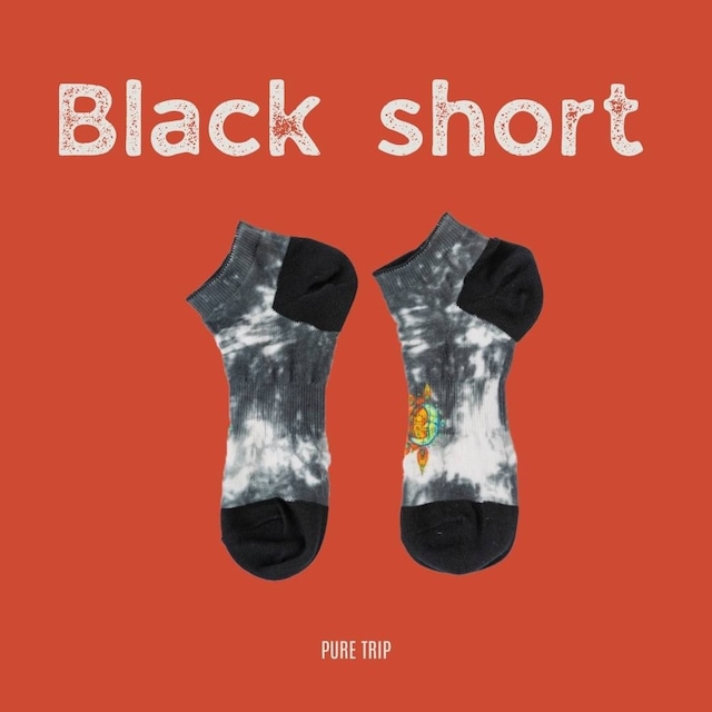 【ペトックス】black short エシカルペットボトル靴下