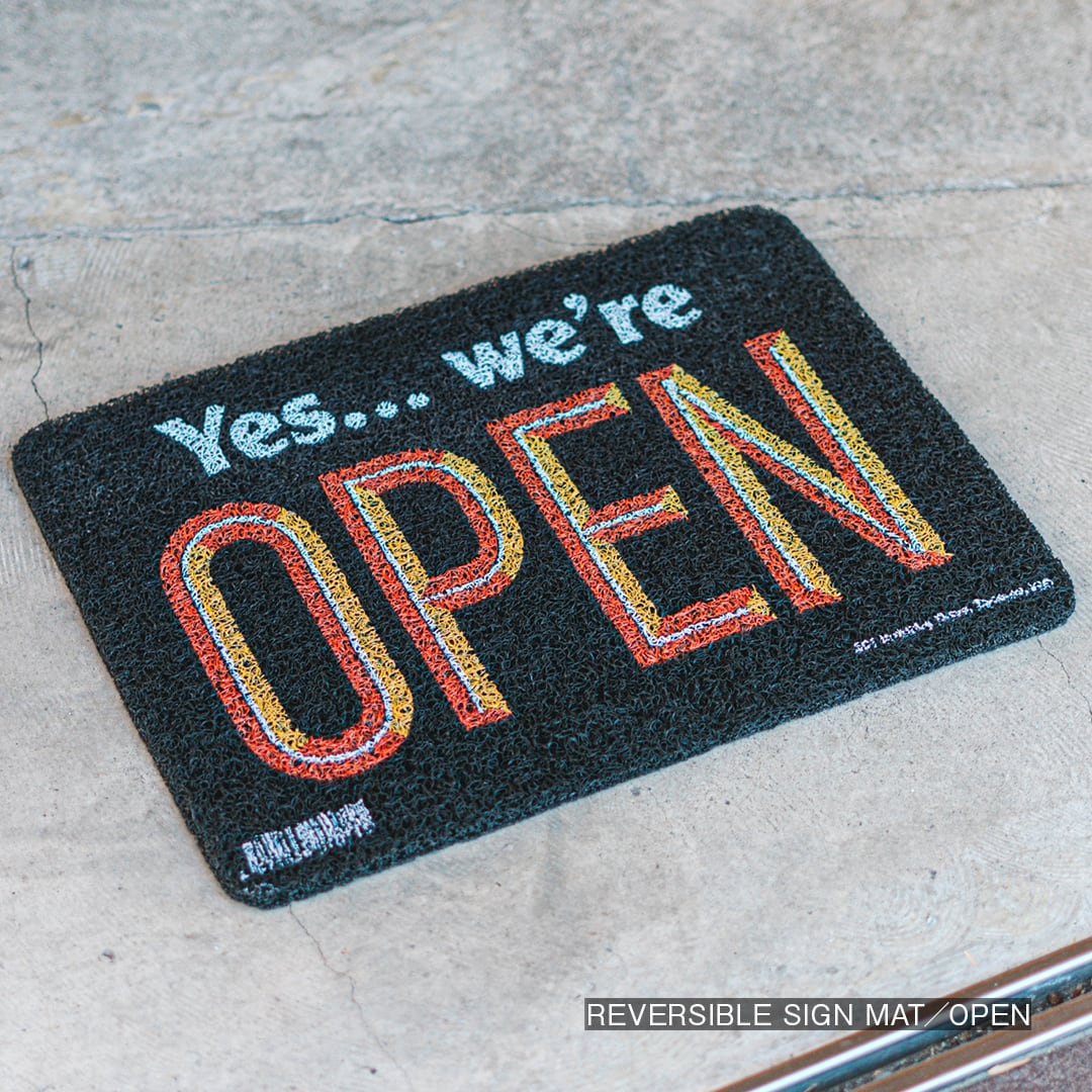 UNITE／リバーシブルサインマット（OPEN/CLOSE）｜REVERSIBLE SIGN MAT