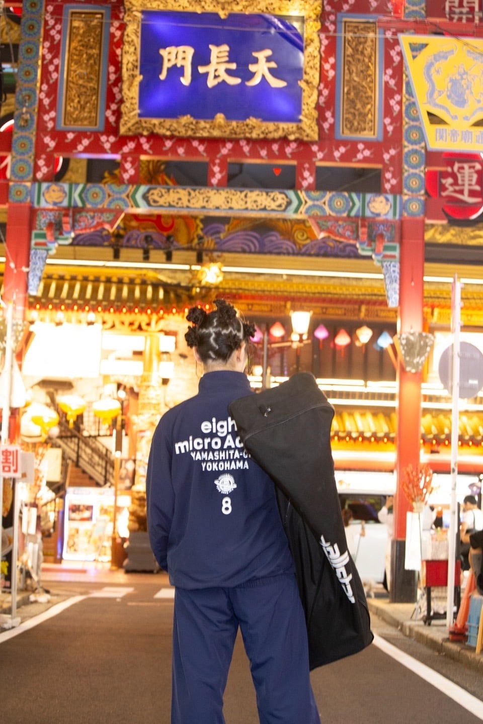 microAction✖️eight.  Track Jacket（navy）