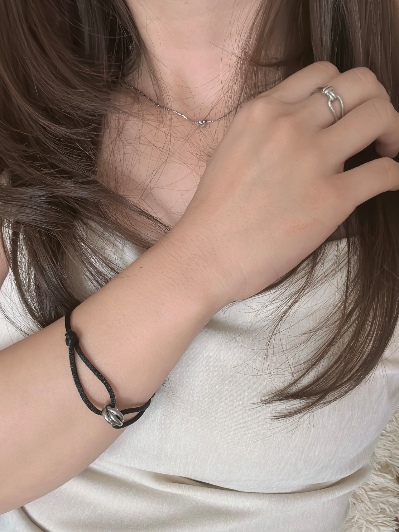 SS ノットコードブレスレット