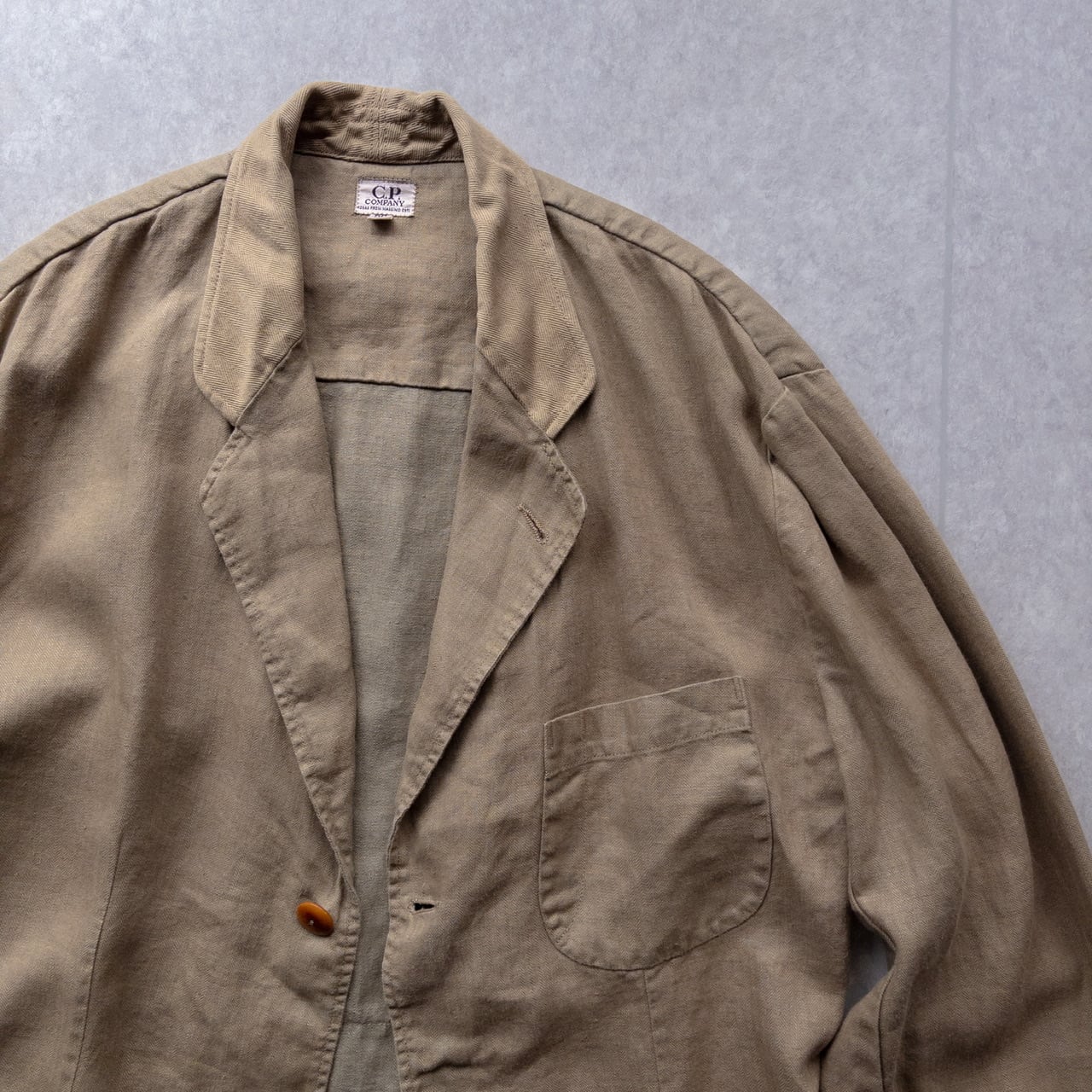C.P.COMPANY 'RUBBER FLAX' H.B.T. Tailored Jacket | jose