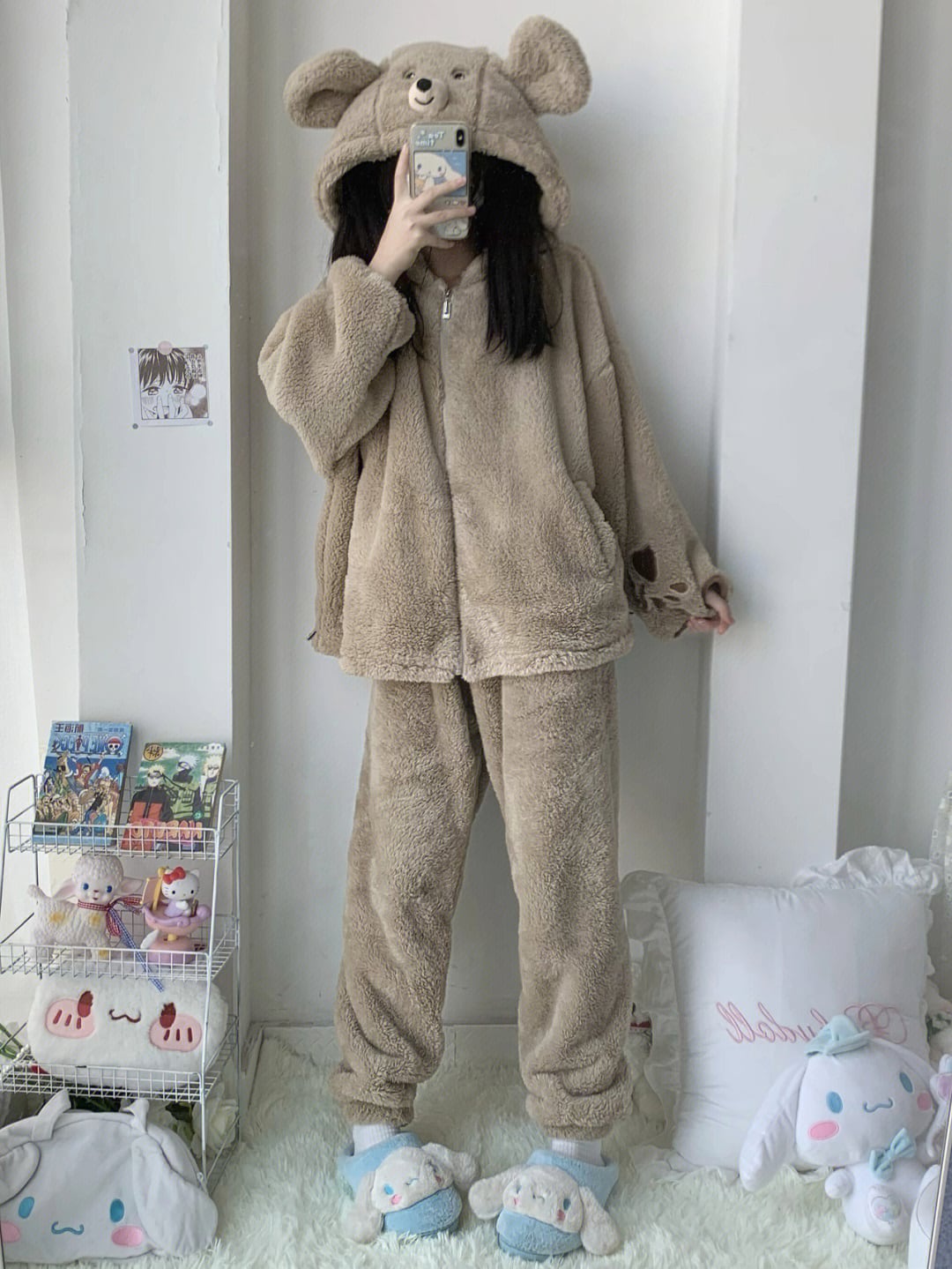 ねんどろいどどーる きぐるみパジャマ くま ちゃいろ おようふく