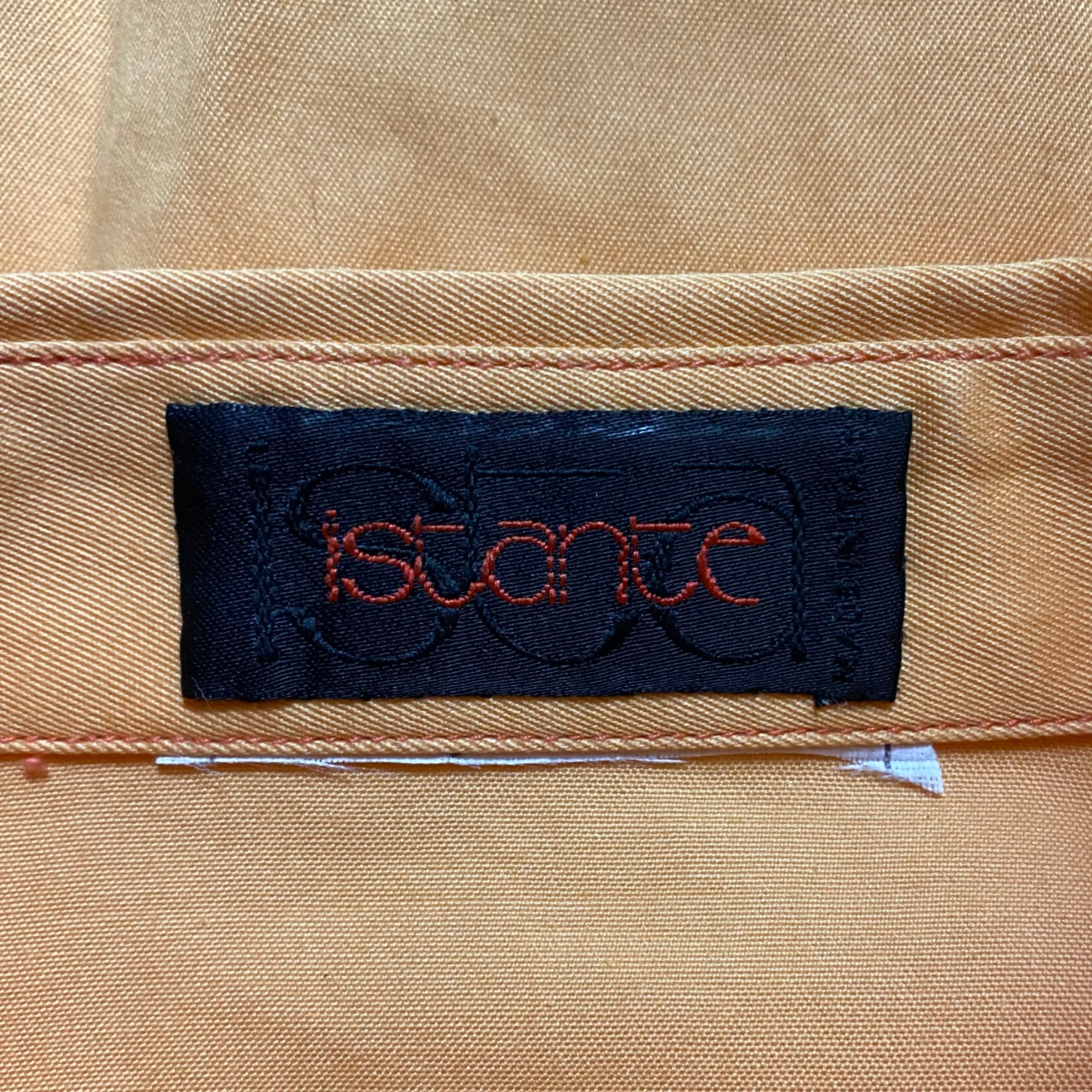 イスタンテヴェルサーチ istante ブランド vintage ISTANTE orange color cotton shirt NOIR ONLINE
