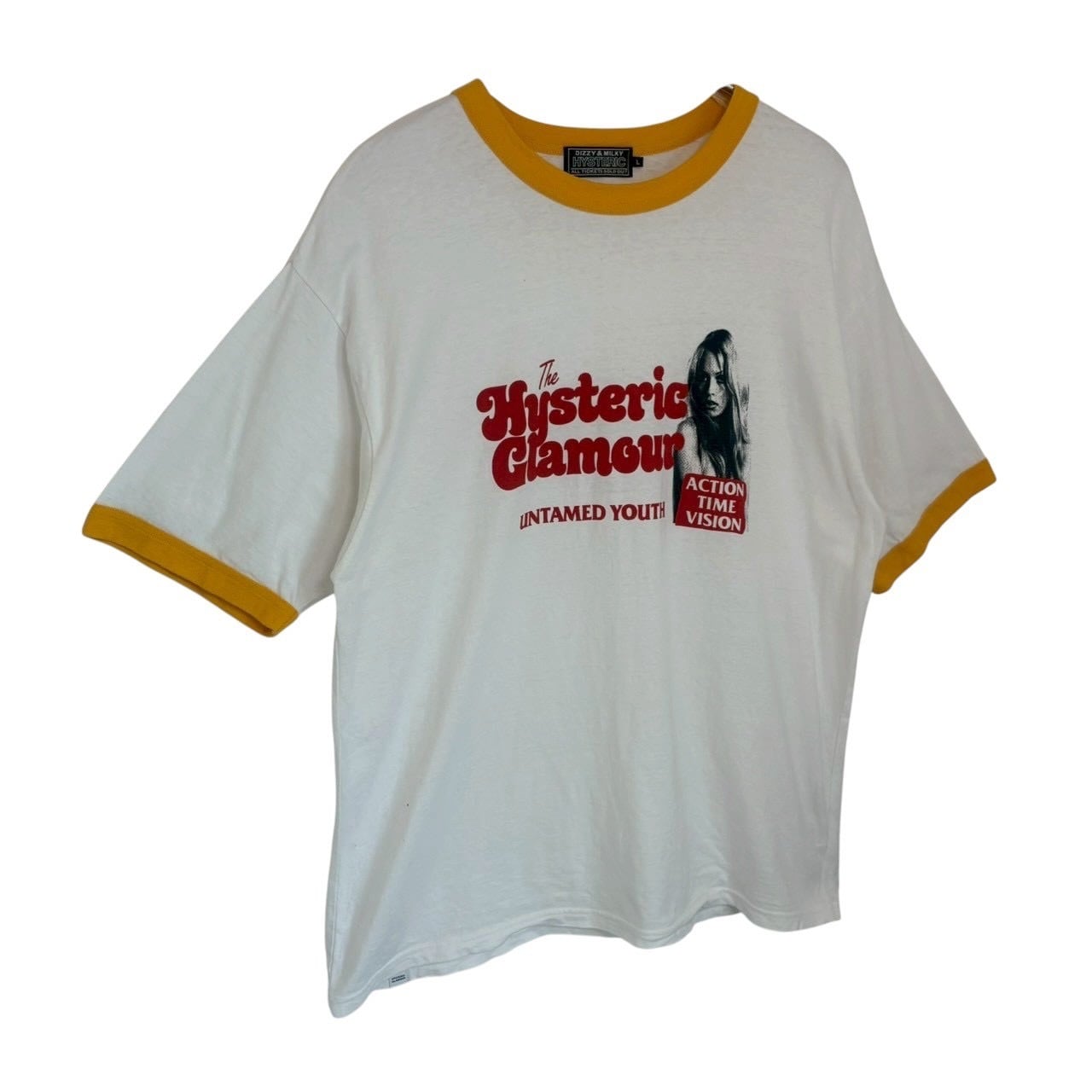 あ*こ様 HYSTERIC GLAMOUR XL Tシャツ　リンガー あ*こ様 HYSTERIC GLAMOUR XL Tシャツ リンガー HYSTERIC GLAMOUR