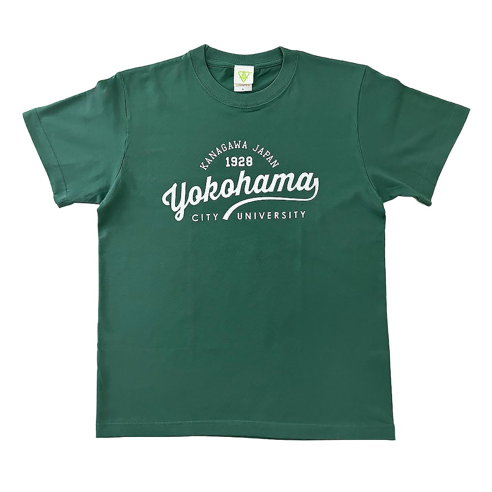 YCUオリジナルデザイン Tシャツ・英字ロゴ(アイビーグリーン)