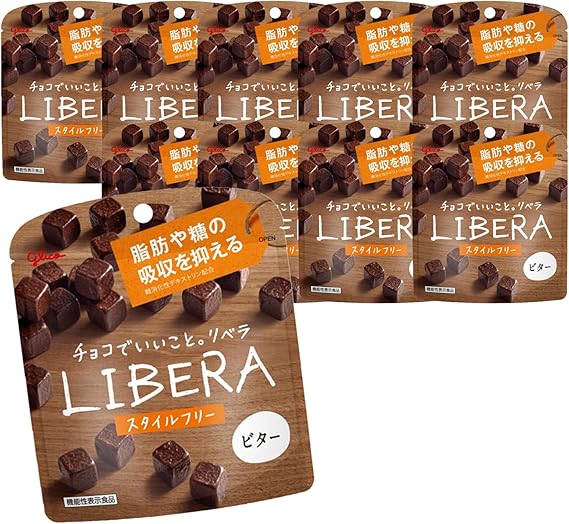 LIBERA(リベラ) ビター チョコレート 50g×10個 機能性表示食品 江崎