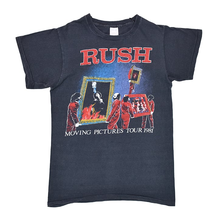 1981 RUSH ラッシュ MOVING PICTURES ヴィンテージTシャツ 【M】 @AAD1055