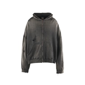 【SAINTMICHAEL】SM-YS1-0000-042/HOODIE/DBL-FC ZIP/CHARKL