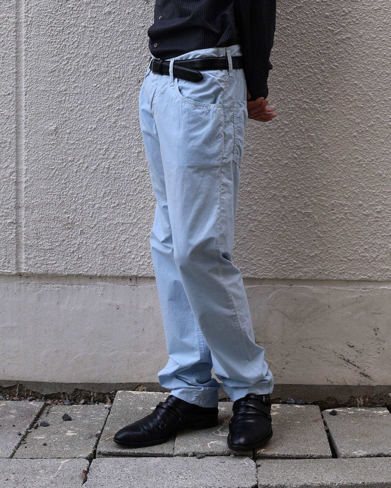 【DOLCE&GABBANA】coloring slim fit trousers
