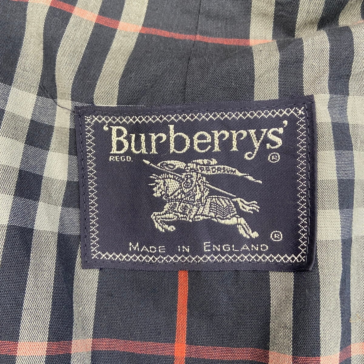 90年代 英国製 Burberrys バーバリー ステンカラーコート バルマカーン