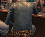 羊革キルティングライダー 趙 天佑ジャケット・横縞袖 Sheep Leather Tianyou Zhao Jacket 羊革キルティングライダー 趙 天佑ジャケット・横縞袖 Sheep Leather
