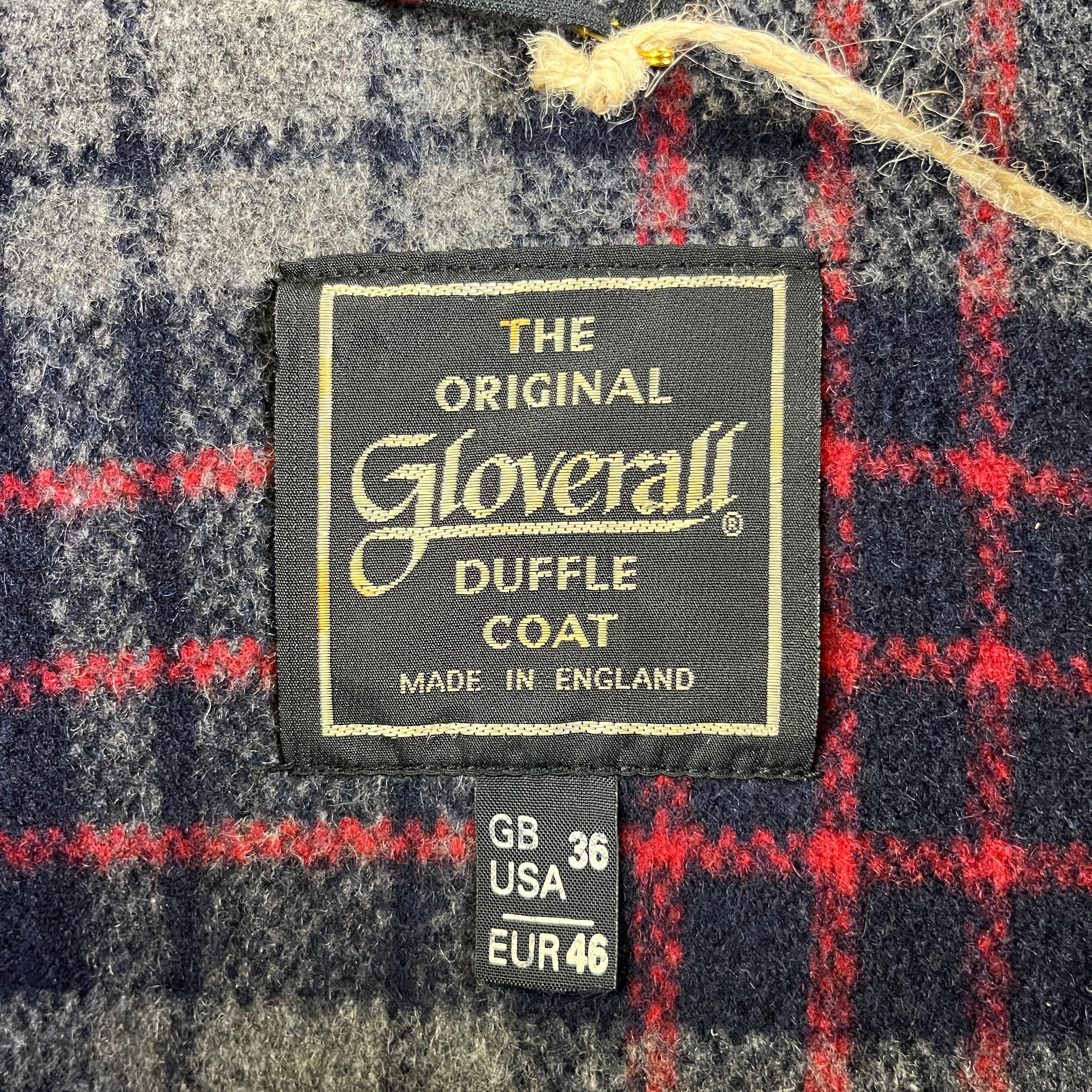 70s 英国製 GLOVERALL グローバーオール ダッフルコート ネイビー 36