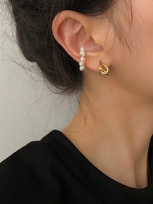 【即納商品】rope stay pierce (silver925)