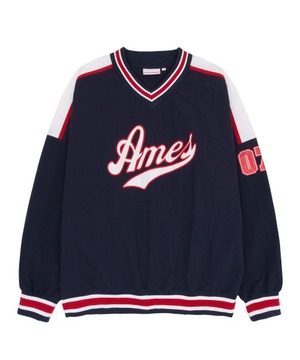 [AMES-WORLDWIDE] NYLON HOCKEY JERSEY NAVY