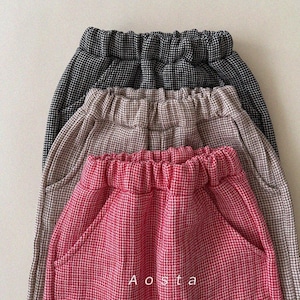 «予約»«Aosta» チェックパンツ 3colors