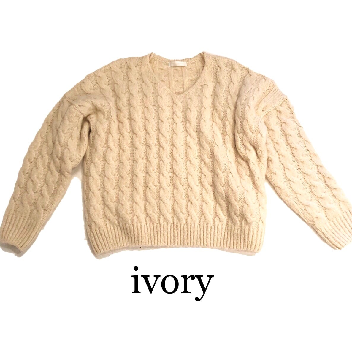 Pastel Vneck knit