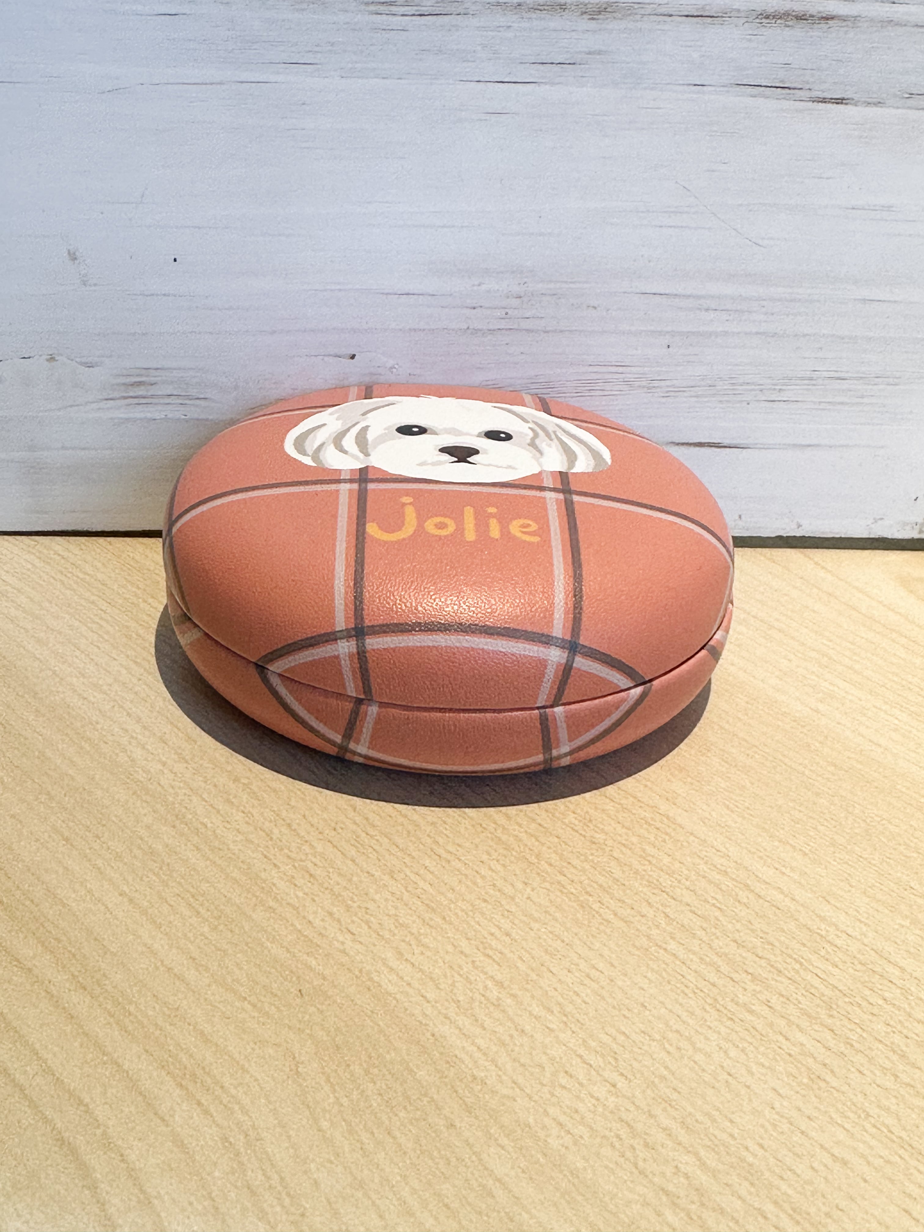アクセサリーケース マルチーズチェック | わんこ雑貨の店 スマイルズ