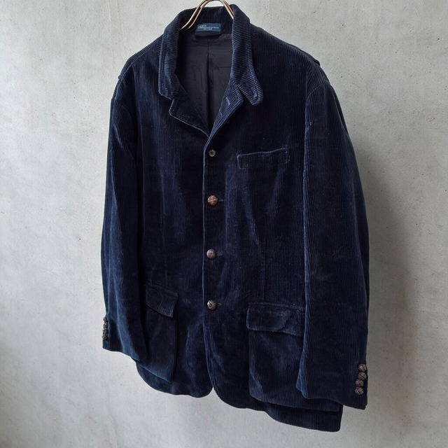 90s Ralph Lauren ノーフォークジャケット コーデュロイ ネイビー ラルフローレン