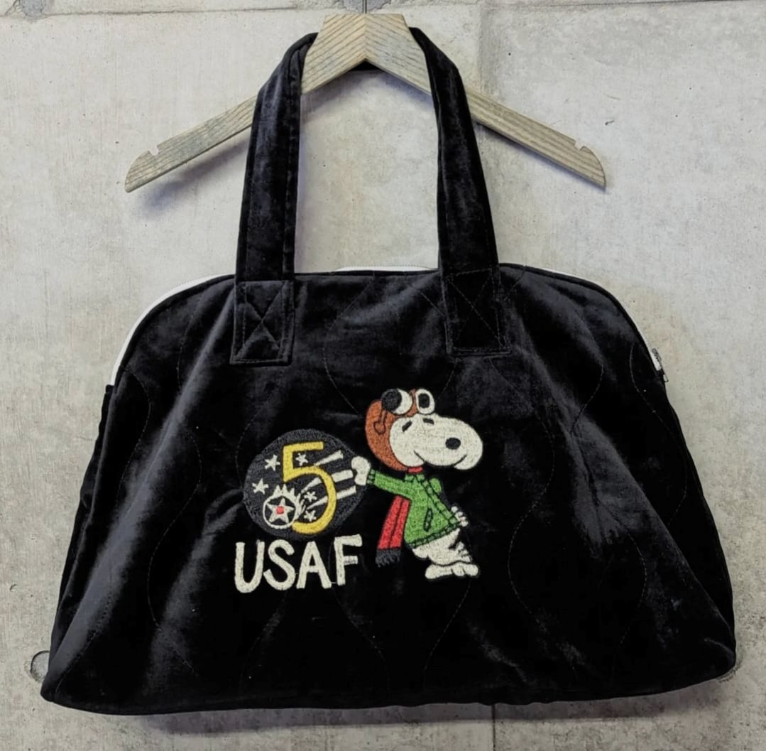 Vietnam&Souvenir Jacket sampling military bag “Peanuts velours” 小岩店