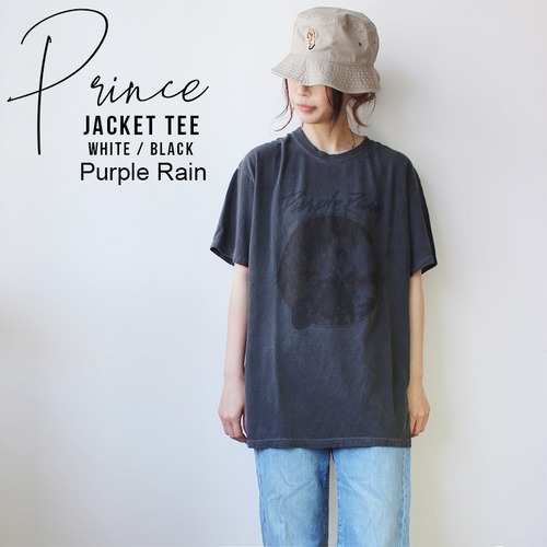 【ded-ppr】Prince プリンス ジャケットT Purple Rain パープルレイン ヴィンテージ加工 デッドストック ストリート メンズ USA アメリカ アメリカ製 インポート