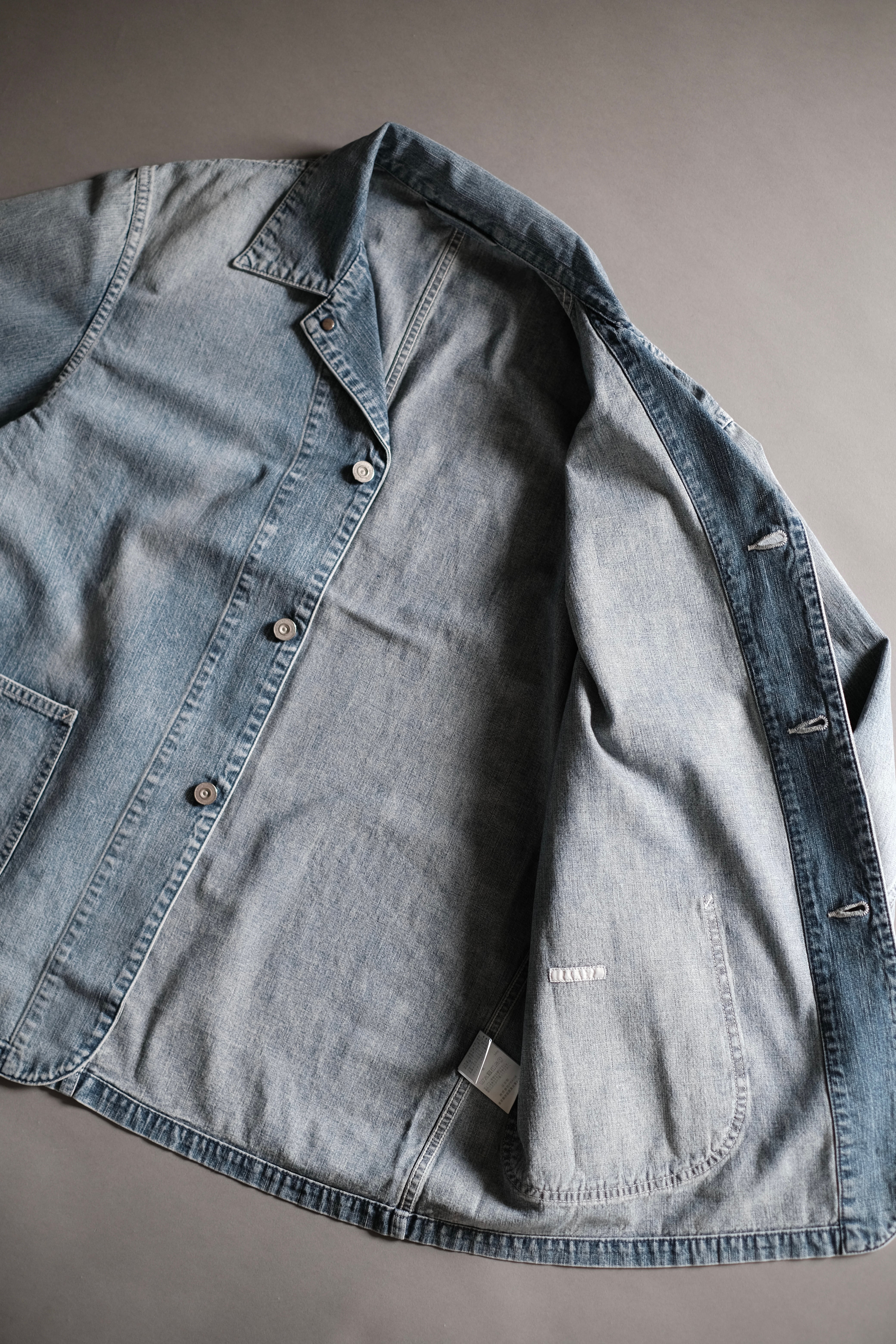 ULTERIOR / FADED LIGHT DENIM COVERALL | LIVING