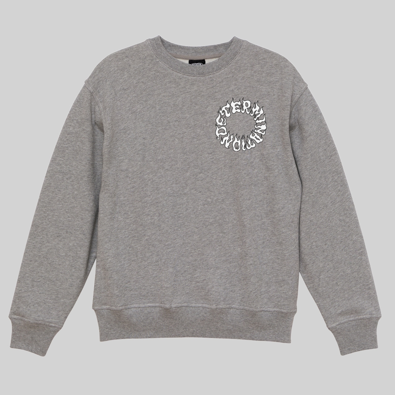 不動明王 gray×black Sweat