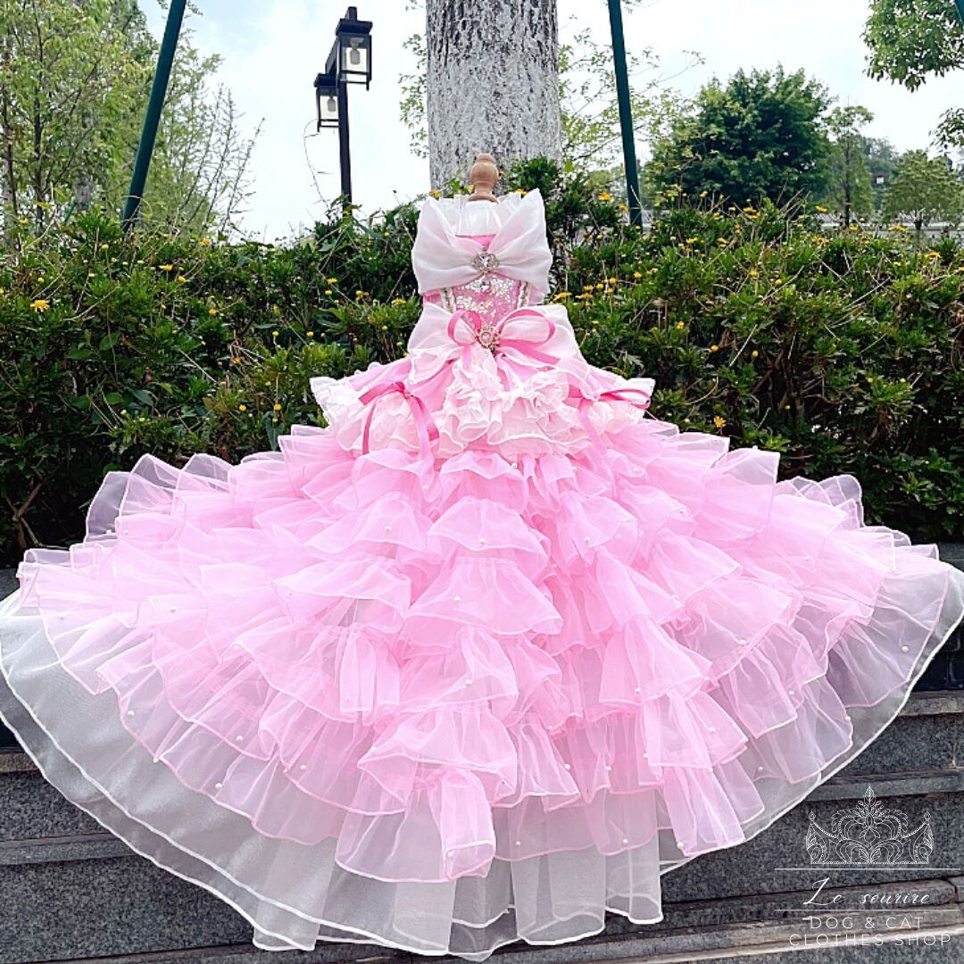 予約（海外ハンドメイド）【№B02785】パールモチーフ ティアード  