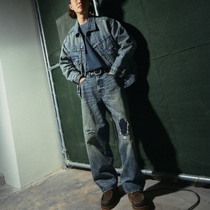 ナバホパッチワーク クラッシュ デニムジャケット K5591