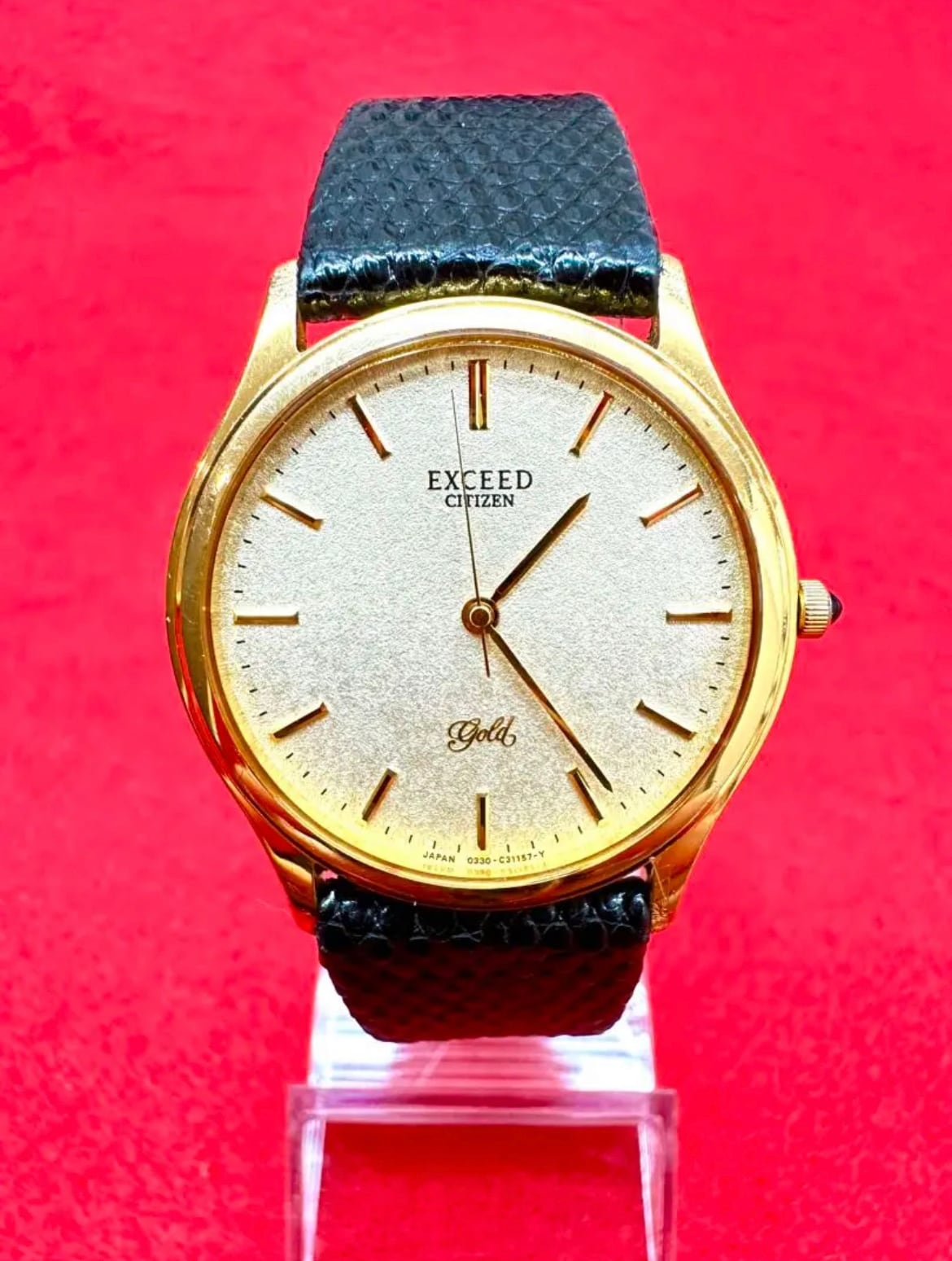CITIZEN クオーツ EXCEED メンズ腕時計 K18 ゴールド | もーやん商店
